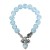 retro Bohemia ethnic style imitate glass flower circle pendant bracelet woman