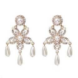 UR fashion exaggerating earrings earrings high-end diamond drop earring