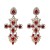 UR exaggerating earrings classic cross earring diamond