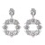 UR high-end Rhinestone earrings classic samll floral earring fashion