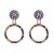 UR creative personality earring ear stud two earrings occidental style fashion fashion