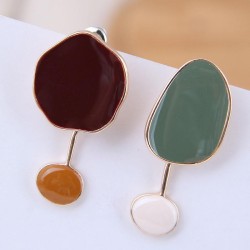 fine  Korean style fashion sweetOL  concise color personality asymmetry temper..
