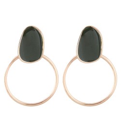 fine  Korean style fashion sweetOL  concise circle personality temperament ear..