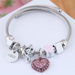 occidental style fashion  Metal all-PurposeDL concise bright love pendant more..