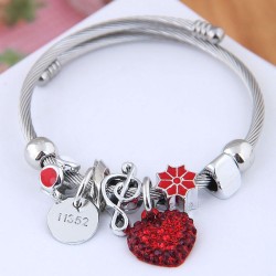 occidental style fashion  Metal all-PurposeDL concise bright love pendant more..