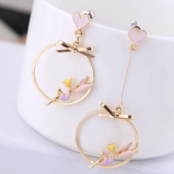 fine  Korean style fashion sweetOL concise angel asymmetry personality tempera..