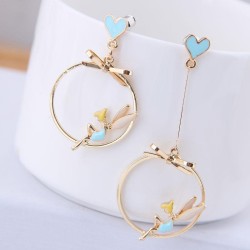fine  Korean style fashion sweetOL concise angel asymmetry personality tempera..