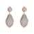 occidental style geometry resin earring  personality same style earrings