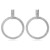occidental style exaggerating geometry circle circle diamond Round earrings female fashion Bohemia ear stud