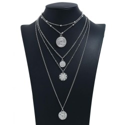  occidental style fashion  Metal all-Purpose more elements pendant multilayer ..