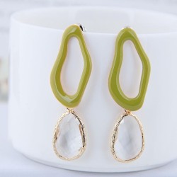 fine  Korean style fashion  sweetOL Metal geometry drop personality temperamen..