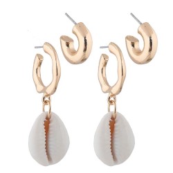 occidental style fashion  concise textured temperament ear stud