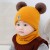 child hat velvet warm  color woolen man woman