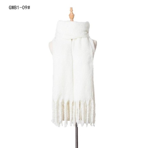 occidental style autumn Winter tassel circle circle pure color scarf lady thick man shawl