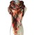 occidental style autumn Winter tassel circle circle pure color scarf lady thick man shawl