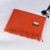 occidental style spring autumn Winter imitate sheep velvet Double surface Colorful grid triangle scarf lad
