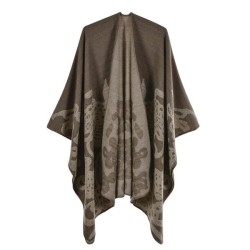  lady scarf shawl Korean style fashion imitate sheep velvet slit thick big sha..