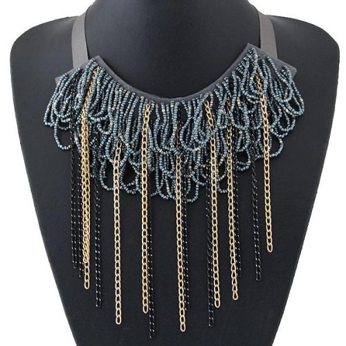 occidental style trend concise all-Purpose tassel collar accessories temperament short style necklace collar necklace