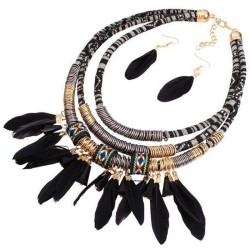 occidental style  trend  noble wind concise feather tassel all-Purpose tempera..
