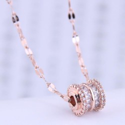 fine Korean style fashion sweetOL concise zircon personality necklace