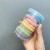  velvet fabric high elasticity leather Korean style color width circle head rope