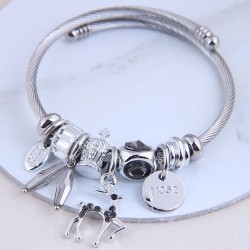 occidental style fashion  Metal all-PurposeDL concise all-Purpose flash diamon..