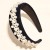 occidental style velvet big samll Pearl Headband high-end fashion temperament Headband bride