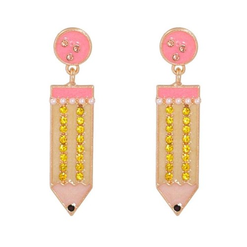 occidental style personality creative spring wind long style ear stud Alloy diamond earrings woman