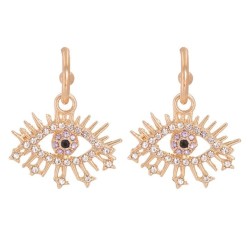  occidental style Earring temperament exaggerating personality eyes ear stud A..