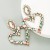 occidental style exaggerating heart-shaped Alloy color fully-jewelled earrings woman fashion temperament ear stu