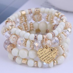 occidental style trend  Bohemia noble wind mash up Metal Peach heart temperame..