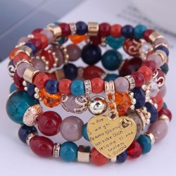 occidental style trend  Bohemia noble wind mash up Metal Peach heart temperame..
