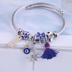 occidental style fashion  Metal all-PurposeDL concise all-Purpose eyes tassel ..