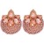  occidental style fashion retro wind multicolor ear stud handmade weave diamond surround earrings woman