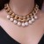 occidental style creative  personality exaggerating woman aluminum chain clavicle chain  retro imitate 