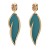  occidental style fashion personality Earring temperament brief long style ear stud Alloy enamel earrings