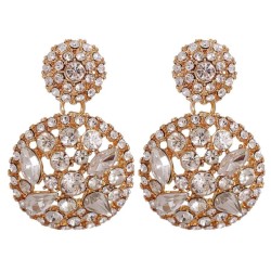  occidental style Earring fashion temperament personality all-Purpose hollow e..