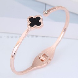 occidental style fashion  Metal concise sweet four clover opening personality ..