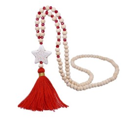 occidental style Bohemian style tassel necklace woman turquoise Five-pointed s..