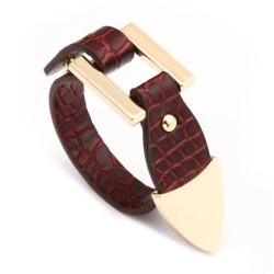  lady bracelet PU leather leather pattern lady generous all-Purpose leather br..