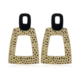 occidental style fashion Metal geometry exaggerating ear stud