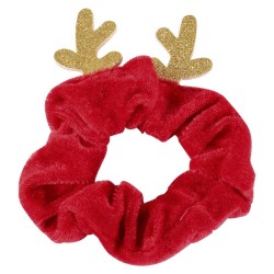 occidental styleins gold velvet big circle gold deer circle christmas day woman