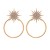 Metal pendant earrings occidental style brief geometry Alloy earring personality all-Purpose female Earring