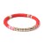 Bohemia ethnic style beads bracelet  multilayer beads color elasticity bangle