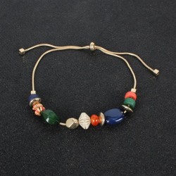  Bohemian style Acrylic beads bracelet   ethnic style fashion occidental style..