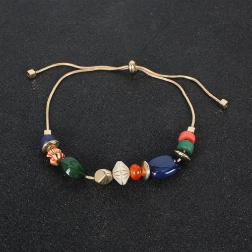  Bohemian style Acrylic beads bracelet   ethnic style fashion occidental style F