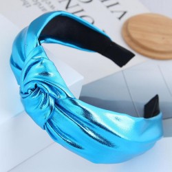occidental style fashion colorPU concise medium Headband woman Headband Headba..