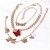 occidental style  butterfly brief Anklet woman personality creative three necklace set Alloy butterfly