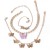 occidental style  butterfly brief Anklet woman personality creative three necklace set Alloy butterfly