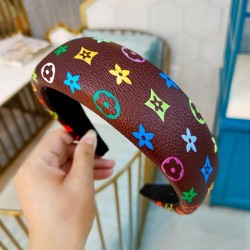 retro temperament Headband Korean style cortex grid Headbandins brief woman